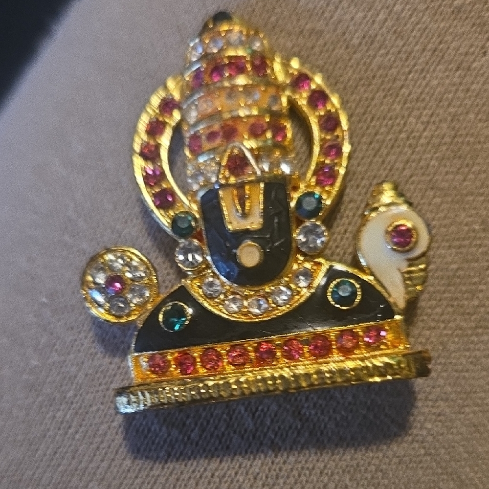 Gold and Black Decorative Figurine